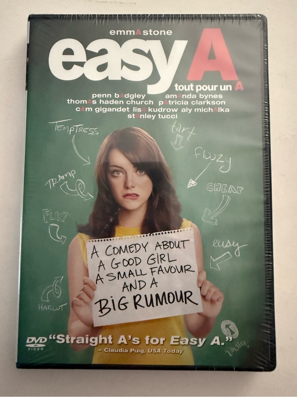NEW IN CASE DVD ‘EASY A’  EMMA STONE